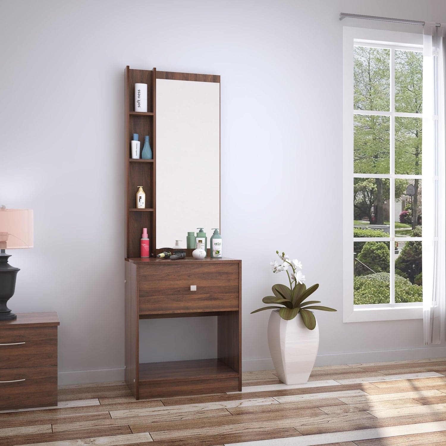 Nilkamal Bergen Dresser with Mirror